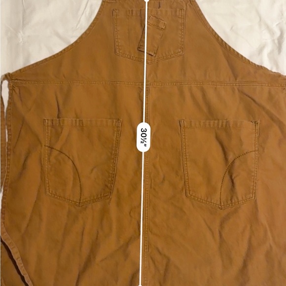 CHEF WORKS URBAN ROCKFORD CANVAS BIB APRON NUTMEG - Picture 11 of 11